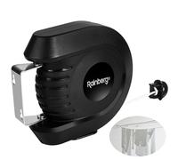 Rainberg Retractable Clothes Line, 15m/30m Washing Line, Wall-Mounted, PVC-Coated, Indoor/Outdoor (Single Line(15m))