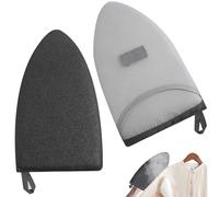 Rainberg Steamer Ironing Gloves, Portable Steamer Gloves, Anti-Steam Mitt for Standing Hanging Handheld Garment Steamer Accessories, Travel Glove Ironing Boards, Heat Resistant Glove (Black)