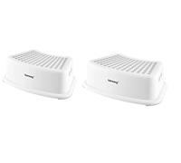 Rainberg Step Stool for Kids, Sturdy Double Step Stool for Toddlers, Anti-Slip Stool, Toddler's Stool for Potty Training and Use in the Kitchen and Bathroom, Easy to Clean and Portable (2)