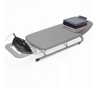 Rainberg Table top Ironing Board, Small-Foldable Design, Non-Slip Folding Legs, 100% Cotton Cover with Foam Layer, Steam Iron Rest, Lightweight, Space Limited Places, 76 x 30cm