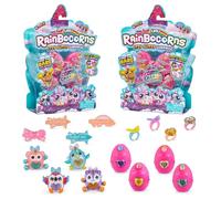 Rainbocorns 9243 Itzy Glitzy Surprise Series 2, Collectible Eggs, Double Pack Plush Pet, for ages 3+, 2 Pack