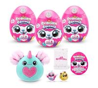 Rainbocorns Eggzania Baby Mania by ZURU, Plush Surprise Unboxing with Animal Soft Toy, For Girls (3 Pack)