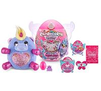 Rainbocorns Fairycorn Surprise Series 4 Hippo - Collectible Plush - Magical Fairy Surprises, 28 cm, Cuddle Plush Stuffed Animal, Wearable Fairy Wings, Stickers, Slime (Hippo)