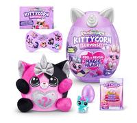 Rainbocorns Kittycorn Surprise Series 2, Mozie the Calico Cat - Collectible Plush - 10 Surprises to Unbox, Peel and Reveal Heart, stickers, Ages 3+ (Calico Cat)