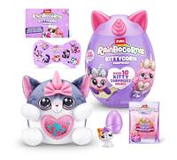 Rainbocorns Kittycorn Surprise Series 2, Starla the American Short Hair Cat - Collectible Plush - 10 Surprises to Unbox, Peel and Reveal Heart, stickers, Ages 3+ (American Short Hair)