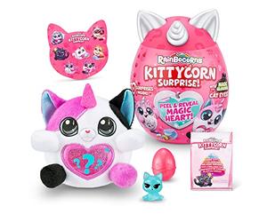 Rainbocorns Kittycorn Surprise, Surprise Plush Pet Unboxing (stilar kan variera)
