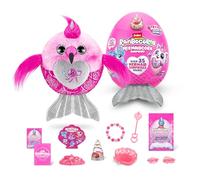 Rainbocorns Mermaidcorn Series 7 Jewel the Flamingo - Collectible Plush - Mermaid Surprises, Cuddle Plush Stuffed Animal, Stickers (Flamingo)