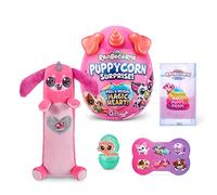 Rainbocorns Sparkle Heart Surprise, Puppycorn Series 2, Squeaky Jay the Sausage Dog - Collectible Plush - 7 Layers of Surprises, Peel and Reveal Heart, Ages 3+