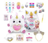 Rainbocorns Unicorn Rescue Surprise, Daxelle - Collectible Plush - Giant Egg, Over 25 Surprises Inside, 35 cm, Cuddle Plush Stuffed Animal, Rings, Stickers, Wearable Accessories (Daxelle Unicorn)