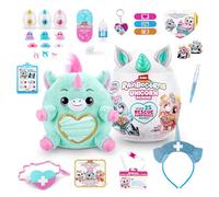 Rainbocorns Unicorn Rescue Surprise, Disco - Collectible Plush - Giant Egg, Over 25 Surprises Inside, 35 cm, Cuddle Plush Stuffed Animal, Rings, Stickers, Wearable Accessories (Disco Unicorn)