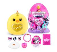 Rainbocorns ZURU Eggzania Mini Mania, Chicken, by ZURU Plush Surprise Unboxing with Animal Soft Toy, Idea for Girls with Imaginary Play (Chicken)