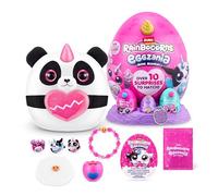 Rainbocorns ZURU Eggzania Mini Mania, Panda, by ZURU Plush Surprise Unboxing with Animal Soft Toy, Idea for Girls with Imaginary Play (Panda)