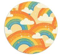 Rainbow 1000 Piece Jigsaw Puzzles Colourful Educational Games for Adults And Kids 1000pcs (67.5x67.5cm)