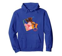 Rainbow 1972 50 Years Bungle George And Zippy Pullover Hoodie, Adult Unisex, Royal Blue, X-Large