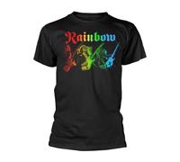 RAINBOW - 3 RITCHIES RAINBOW BLACK T-Shirt Large