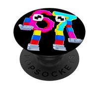 Rainbow 67 Secret Brainrot Italian Rare Steal Six Seven PopSockets Adhesive PopGrip
