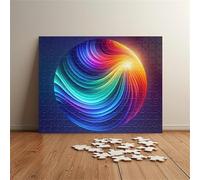 Rainbow 70 Piece Jigsaw Puzzles for Adults Colourful Fun Challenging & Brainteasing Educational Learning Gift Present for Children Boys Girls 70 Piece Puzzle for Adults