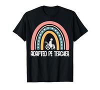 Rainbow Adapted PE Teacher Physical Education Gym Trainer T-Shirt