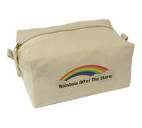 'Rainbow After The Storm' Canvas Wash Bag/Makeup Case (CS00043347)