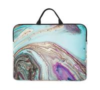 Rainbow Agate Geode Rock, 14 Inch Laptop Sleeve, Notebook Bag Laptop Case Sleeve Briefcase with Handle