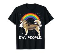 Rainbow Alaskan Malamute Ew People Unicorn Dog T-Shirt