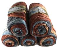 Rainbow Alize Burcum Aran Batik 100g Shade 7922 5x100g Balls