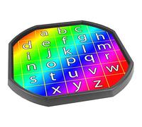 Rainbow Alphabet Vinyl Tuff Tray Insert - 60 x 60 cm - For Mini Tuff Spot Tuff Tray