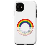 Rainbow and Love Circle - Love & Acceptance Apparel Case for iPhone 11