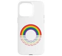 Rainbow and Love Circle - Love & Acceptance Apparel Case for iPhone 15 Pro Max