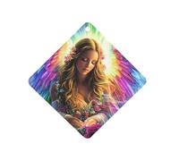 Rainbow Angels-Rose Air Freshener Hanging Car Incense Chip Diffuser Scented Decor for Car Home