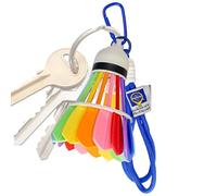 Rainbow Badminton Shuttlecock Keychain - 3D Printed Mini Pendant | Cute Backpack Pendant | Sport Lover Gift for Women, Men and Teens