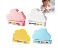 Rainbow Bath Bombs for Kids, Handmade 4 Pcs Kid Bath Bombs Gift Set, Easter Basket Stuffers Birthday Gifts for Kids Teens Boys Girls, Toddler Rainbow Bubble Fizzy for Bubble & Spa (1 Set)