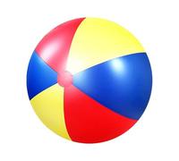 Rainbow Beach Ball Boring Summer Free Fun Large Inflatable Toy In The Pool PVC Giant Water Game Accessory Floating Gadget for Kids Adults Swimming Activity