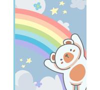Rainbow Bear Draw and Write Journal | 7.5 x 9.25" 221 Pages