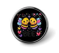 Rainbow Bee Proud LGBT Brooch Pins for Women Men Cute Badge Lapel Pins for Backpack Dress Accessories