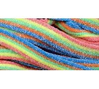 Rainbow Belt Sweets | Fizzy Fruity Long | Sour Tangy Colourful | HALAL (2kg)
