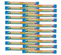 Rainbow Belts - Fruit Flavour Sour Candy Strips with Sugar Coating - Chewy & Colourful Sweets - Vld (40 x Pack)