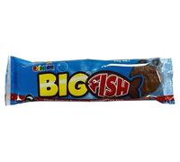 Rainbow Big Fish Choc Coated Raspberry Marshmallow Fish, 50g
