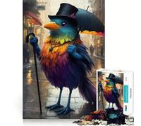 Rainbow Bird Hard Jigsaw Puzzle for Adults 1000 Pieces Pure Logic Toy Home Activity Clean Cut Lovely Gift (50x75cm)