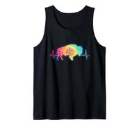 Rainbow Bison Design Men Women Kids Buffalo Bison Lovers Tank Top