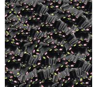 Rainbow & Black Liquorice Cartridges - Multicoloured Fruit-Flavoured Liquorice Sweets with Soft Filling - Pick n Mix Sweets Treat Mix (3Kg, Black Liquorice)