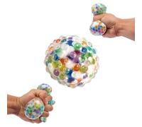 Rainbow Bobble Beaded Stress Ball - Multi-Coloured, Textured, Stress Relief, Novelty Fidget Toy, Sensory Squeeze Toy, ADHD, Anxiety Therapy, For Kids & Adults