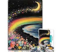 Rainbow Bridge 1000 Pieces Jigsaw Puzzle For Adults Teens,Challenging Game Toys Every Piece Is Unique - Challenging Family Fun Game 38x52cm