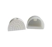 Rainbow/Bridge Candlestick Silicone Mold Resin Home Decorations Clay Hand-Making Accessories Holders Molds