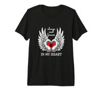 Rainbow Bridge - Loss of a pet Angel Wings Premium T-Shirt