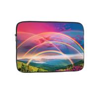 Rainbow Bridge Patterned Laptop Sleeve 12 Inch Shockproof for Slim Protective Notebook Computer Bag Briefcase