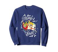 Rainbow Brite Christmas Merry & Brite Sleigh Ride Sweatshirt