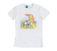 Rainbow Brite Women's Colour Land Fitted T-Shirt in White | Size: Medium Rainbow Brite White M