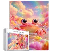 Rainbow Bubble Crab 1000 Piece Jigsaw Puzzles for Adults Undersea Fairytale World Art Jigsaw Puzzle Challenging Family Activity Games Colorful DIY Craft Puzzle for Home Decor Gifts 20×27 Inches
