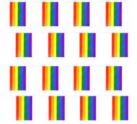 Rainbow Bunting - 12 Pack I Love Fancy Dress Multi One Size